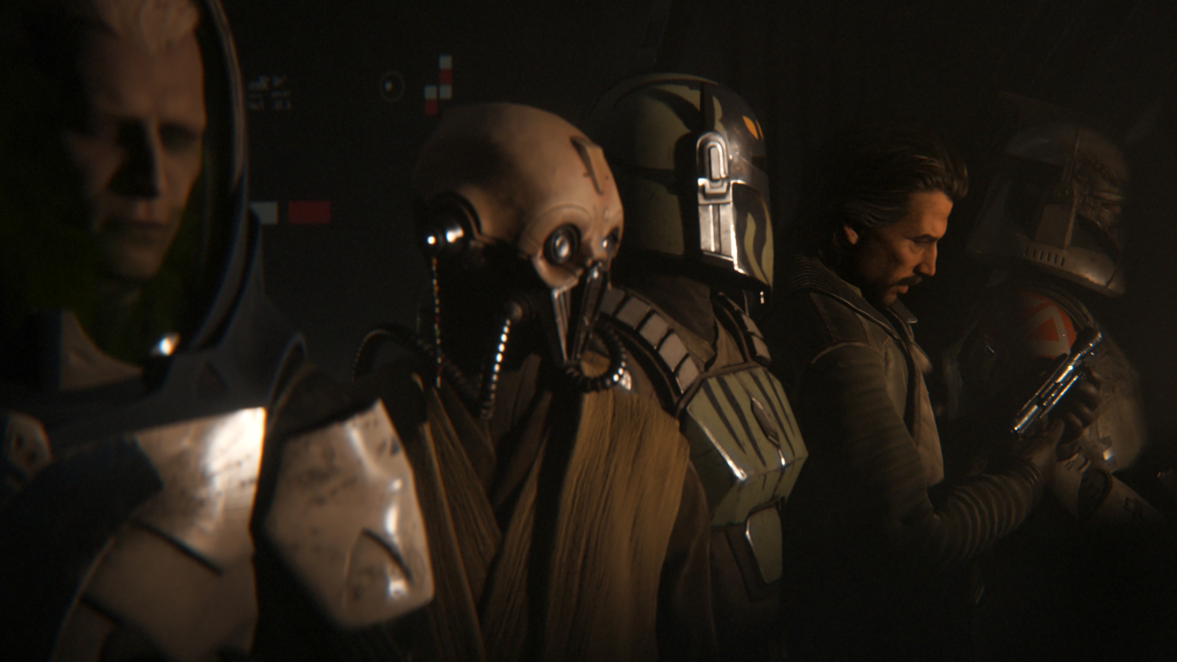 Official Star Wars Zero Company operator lineup used as the video poster